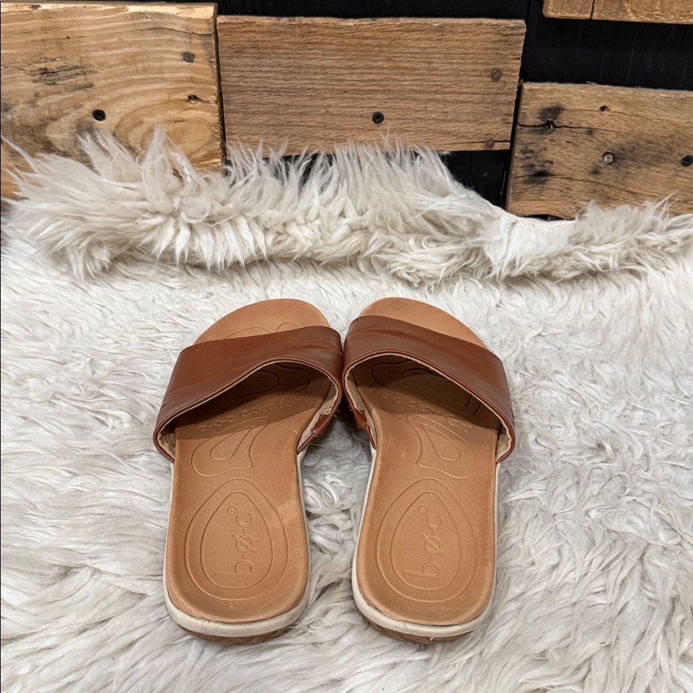 B.O.C Born Eternia Sandal Women's Tan
Brown Open‎ Toe Slides Slip On Z54416 Sz 9 - Picture 6 of 8